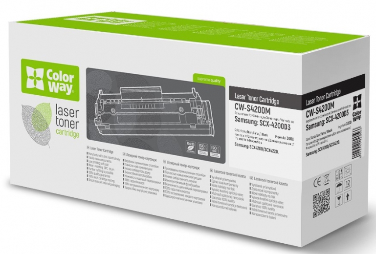 Картридж CW (CW-S4200M) для Samsung SCX-4200/4220 (SCX-D4200A) - фото Картридж CW (CW-S4200M) для Samsung SCX-4200/4220 (SCX-D4200A) - фото - интернет-магазин электроники и бытовой техники TTT