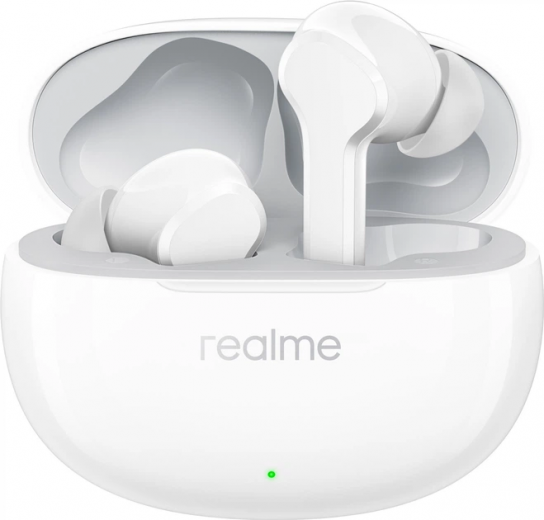 Навушники realme Buds T110 (RMA2306) White - фото - інтернет-магазин електроніки та побутової техніки TTT