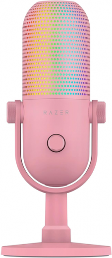 Мікрофон Razer Seiren V3 Chroma (RZ19-05060300-R3M1) Quartz  - фото Мікрофон Razer Seiren V3 Chroma (RZ19-05060300-R3M1) Quartz  - фото - інтернет-магазин електроніки та побутової техніки TTT