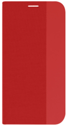 Чохол-книжка Textile book cover Xiaomi Redmi Note 9 red (тех.пак.) - фото - інтернет-магазин електроніки та побутової техніки TTT