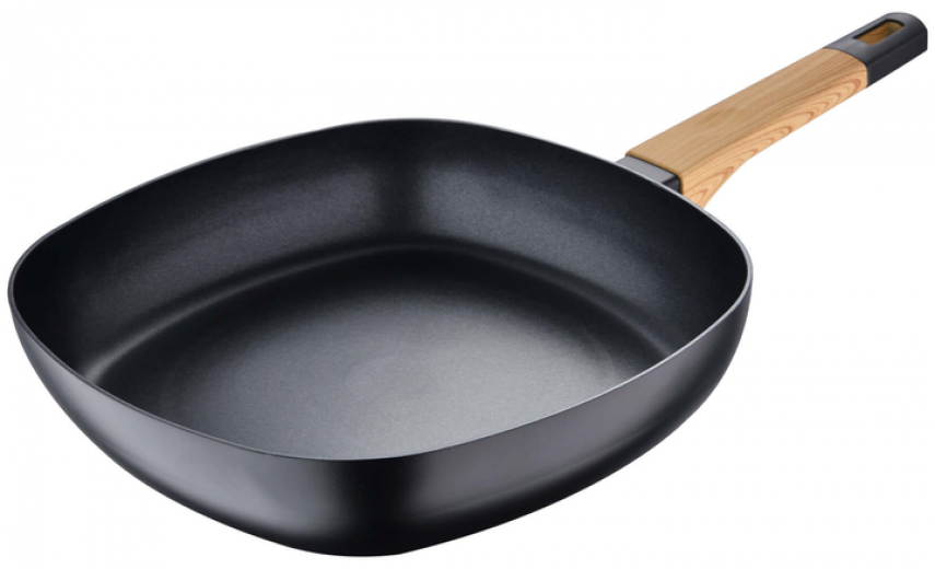 Сковорода-гриль Bergner Earth Black 28 см (BG-34625-BK) - фото - интернет-магазин электроники и бытовой техники TTT