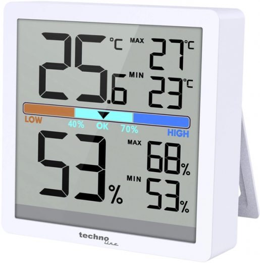 Термогигрометр Technoline WS9472 White - фото Термогигрометр Technoline WS9472 White - фото - интернет-магазин электроники и бытовой техники TTT