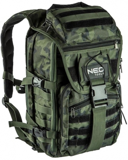 Рюкзак Neo Tools Camo, 30л, поліестер 600D, посилений, камуфляж (84-321) UA - фото - інтернет-магазин електроніки та побутової техніки TTT
