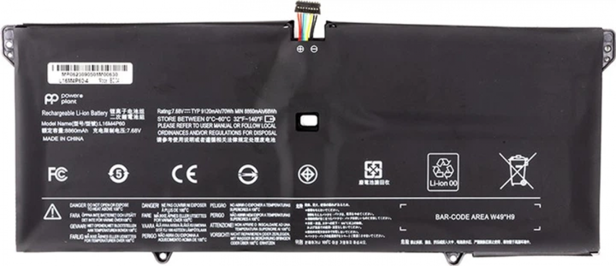 Аккумулятор PowerPlant для Lenovo Yoga 920 (L16M4P60) 7.68V 8860mAh (NB482030) - фото - интернет-магазин электроники и бытовой техники TTT