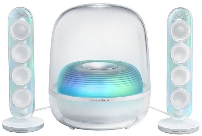 Акустическая система Harman/Kardon SoundSticks 5 (HKSOUNDSTK5WEP) White  - фото - интернет-магазин электроники и бытовой техники TTT