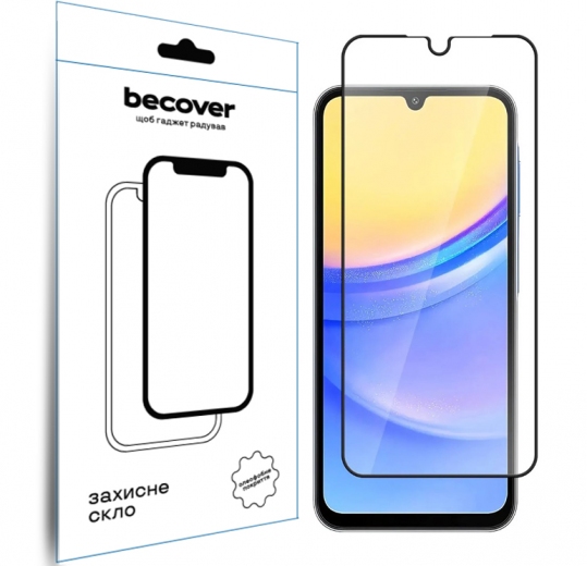 Защитное стекло Becover для Samsung Galaxy A16 4G SM-A165/A16 5G SM-A166 (712860) Black - фото - интернет-магазин электроники и бытовой техники TTT