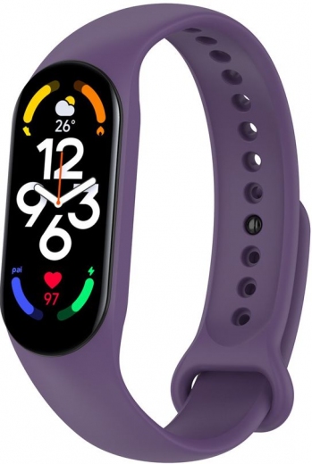Ремешок BeCover для Xiaomi Mi Smart Band 7 (707484) Purple - фото - интернет-магазин электроники и бытовой техники TTT
