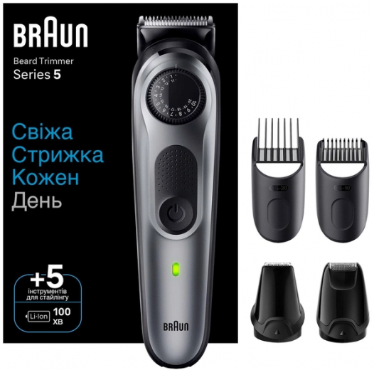 Тример BRAUN BeardTrimmer BT5440 - фото Тример BRAUN BeardTrimmer BT5440 - фото - інтернет-магазин електроніки та побутової техніки TTT