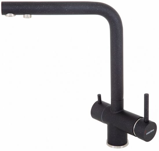 Кухонний змішувач INTERLINE Mix New Black - фото - інтернет-магазин електроніки та побутової техніки TTT