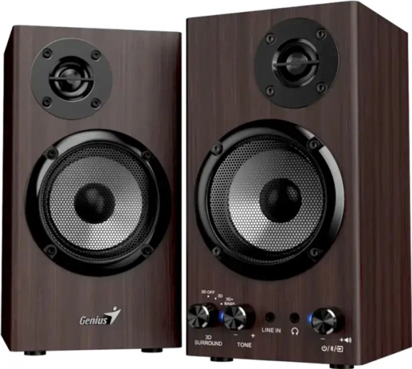 Акустична система Genius SP-HF520BT (31730054401) Dark Brown - фото - інтернет-магазин електроніки та побутової техніки TTT