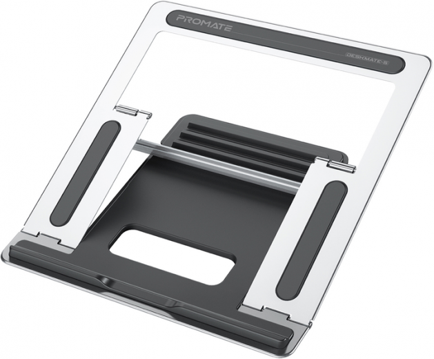 Підставка для ноутбука Promate DeskMate-5 (deskmate-5.silver) Silver  - фото Підставка для ноутбука Promate DeskMate-5 (deskmate-5.silver) Silver  - фото - інтернет-магазин електроніки та побутової техніки TTT