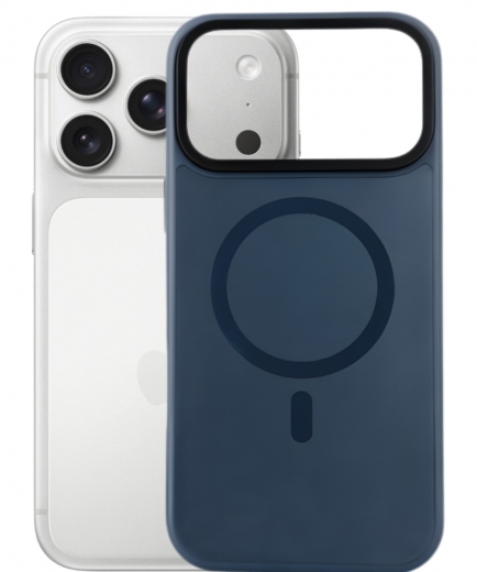 Панель BeCover FIBRA ArcLine Case with MagSafe для Apple iPhone 17 Pro Max (715387) Blue - фото - інтернет-магазин електроніки та побутової техніки TTT