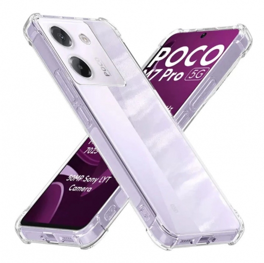 Панель BeCover Anti-Shock для Poco M7 Pro 5G (713809) Clear - фото - интернет-магазин электроники и бытовой техники TTT