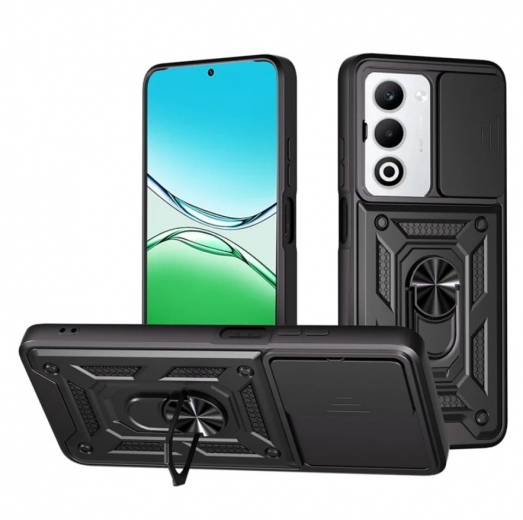 Панель BeCover Military для Oppo A5 2025 4G/5G (714572) Black - фото - інтернет-магазин електроніки та побутової техніки TTT