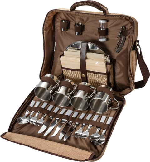 Набір для пікніка Кемпінг Canyon на 4 персони - фото - інтернет-магазин електроніки та побутової техніки TTT