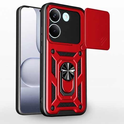 Панель BeCover Military для Poco X8 Pro 5G (716183) Red - фото - інтернет-магазин електроніки та побутової техніки TTT