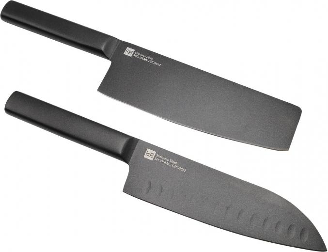 Набор ножей Xiaomi Huo Hou Black Heat Knife Set (HU0015) - фото - интернет-магазин электроники и бытовой техники TTT