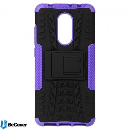 Противоударный чехол-подставка Becover для Xiaomi Redmi 5 (702238) Purple - фото - интернет-магазин электроники и бытовой техники TTT