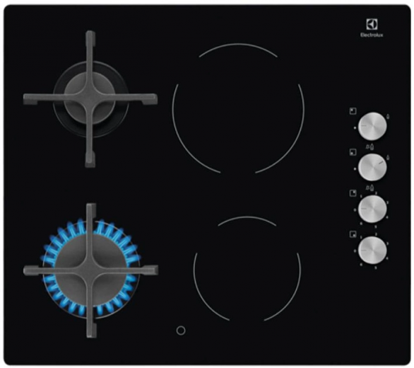 Варильна поверхня комбінована Electrolux EGE6172NOK - фото Варильна поверхня комбінована Electrolux EGE6172NOK - фото - інтернет-магазин електроніки та побутової техніки TTT