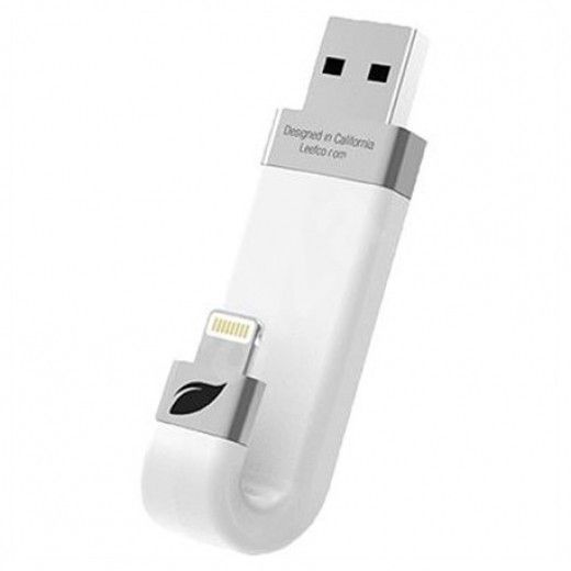 USB флеш-накопитель Leef iBridge Lightning/USB 16Gb White - фото - интернет-магазин электроники и бытовой техники TTT
