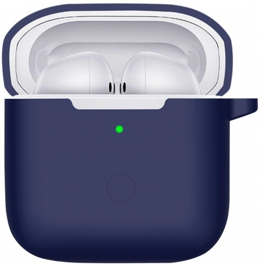 Чохол для навушників Silicon BeCover для Xiaomi Redmi Buds 3 (709572) Deep Blue - фото - інтернет-магазин електроніки та побутової техніки TTT