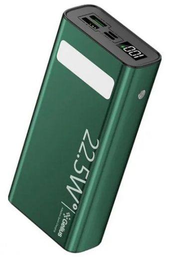 УМБ Gelius Lightstone 30000mAh (GP-PB300) Green - фото УМБ Gelius Lightstone 30000mAh (GP-PB300) Green - фото - інтернет-магазин електроніки та побутової техніки TTT