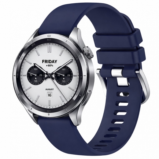Ремінець BeCover для Xiaomi Watch S4 47mm (22mm) (715150) Deep Blue - фото - інтернет-магазин електроніки та побутової техніки TTT