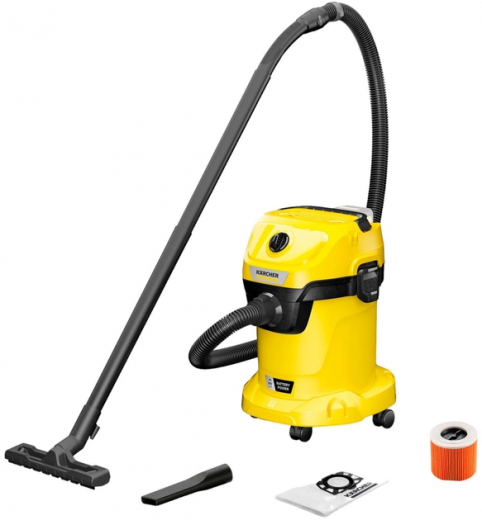 Промышленный пылесос Karcher WD 3-18 V-17/20 (1.628-550.0) - фото Промышленный пылесос Karcher WD 3-18 V-17/20 (1.628-550.0) - фото - интернет-магазин электроники и бытовой техники TTT