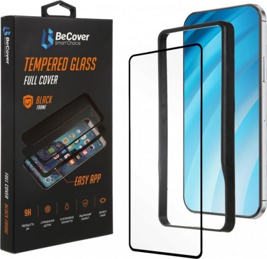 Захисне скло BeCover Premium Easy Installation для Xiaomi Redmi 9A / Redmi 9C / Poco C3 (BC_705470) Black - фото - інтернет-магазин електроніки та побутової техніки TTT