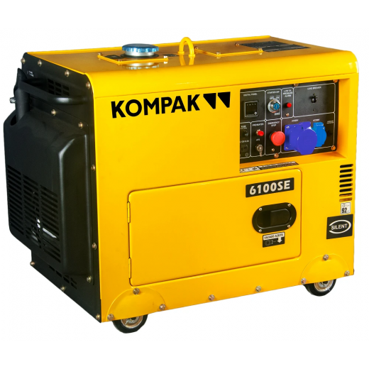 Генератор Kompak K6100SE 5000/5500 W - фото - інтернет-магазин електроніки та побутової техніки TTT