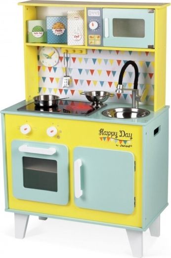 Игровой набор Janod Кухня Счастливый день (J06564) - фото Игровой набор Janod Кухня Счастливый день (J06564) - фото - интернет-магазин электроники и бытовой техники TTT