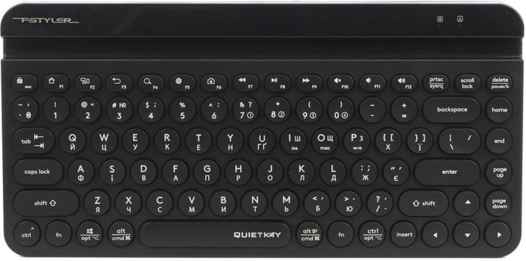 Клавіатура бездротова A4Tech FBK30 Wireless (4711421972499) Black  - фото - інтернет-магазин електроніки та побутової техніки TTT
