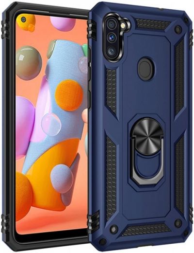 Панель BeCover Military для Samsung Galaxy A11 SM-A115 / M11 SM-M115 (704952) Blue - фото - інтернет-магазин електроніки та побутової техніки TTT