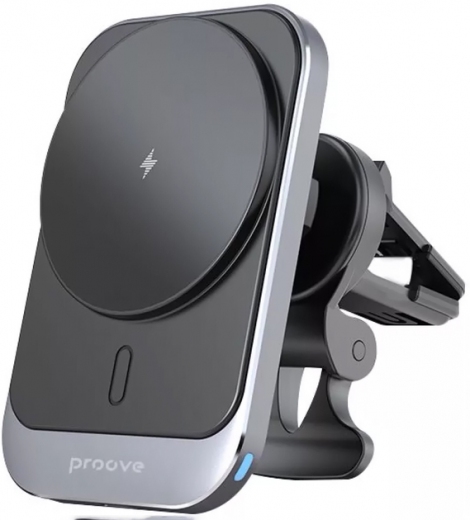 Автодержатель с беспроводной зарядкой Proove Square Magnetic Pro 15W (546920092) Black - фото Автодержатель с беспроводной зарядкой Proove Square Magnetic Pro 15W (546920092) Black - фото - интернет-магазин электроники и бытовой техники TTT