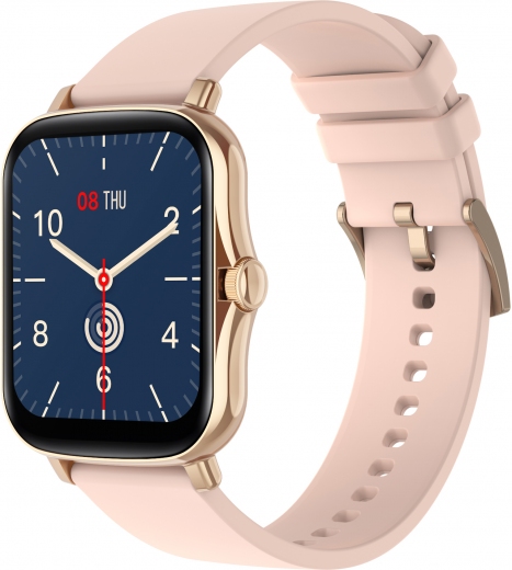 Смарт-годинник Globex Smart Watch Me3 (4820183720696) Gold - фото Смарт-годинник Globex Smart Watch Me3 (4820183720696) Gold - фото - інтернет-магазин електроніки та побутової техніки TTT