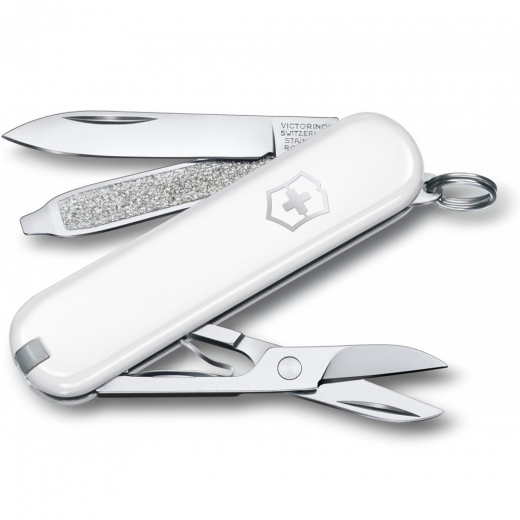 Швейцарский нож Victorinox Classic SD (0.6223.7) White - фото - интернет-магазин электроники и бытовой техники TTT