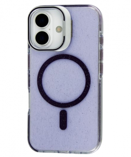Панель BeCover FIBRA Star Shine with MagSafe для Apple iPhone 17 (715416) Purple - фото - интернет-магазин электроники и бытовой техники TTT