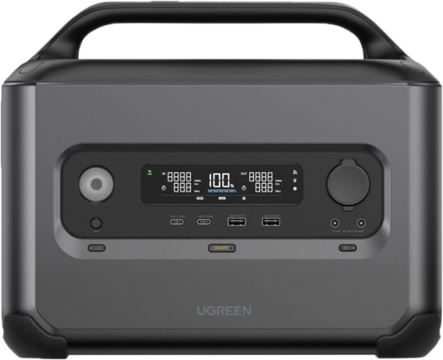 Зарядная станция Ugreen PowerRoam GS1200 / 1200 Вт / 1024 Вт⋅ч / LiFePO4 (GS1200) - фото Зарядная станция Ugreen PowerRoam GS1200 / 1200 Вт / 1024 Вт⋅ч / LiFePO4 (GS1200) - фото - интернет-магазин электроники и бытовой техники TTT