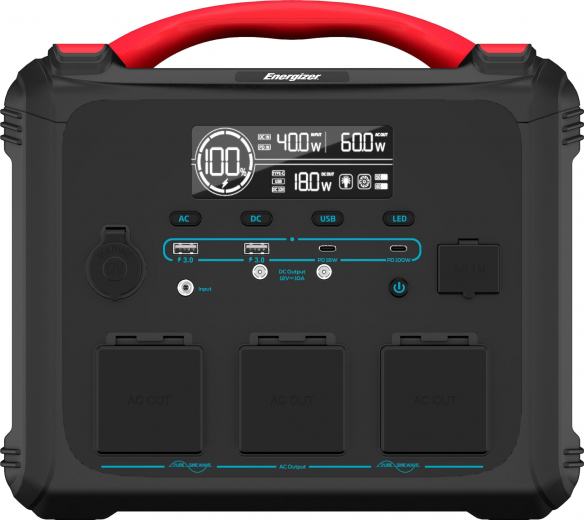 Зарядна станція ENERGIZER 1200W, 1102Wh, LMFP (PPS1100W2F) - фото Зарядна станція ENERGIZER 1200W, 1102Wh, LMFP (PPS1100W2F) - фото - інтернет-магазин електроніки та побутової техніки TTT