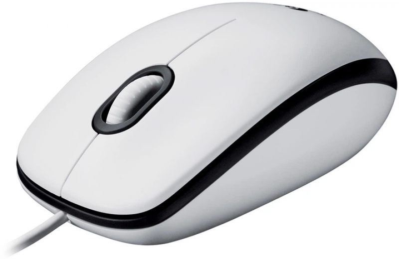 Миша Logitech M100 USB (910-006764) White  - фото - інтернет-магазин електроніки та побутової техніки TTT