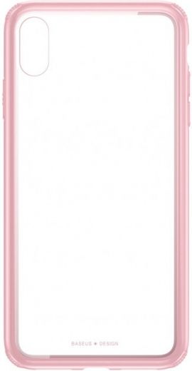 Панель Baseus See-through для Apple iPhone Xs (WIAPIPH58-YS04) Pink - фото - інтернет-магазин електроніки та побутової техніки TTT