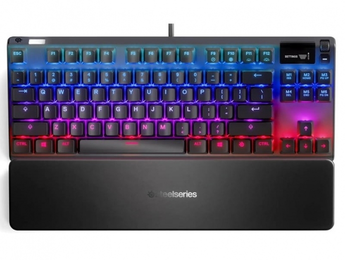 Клавіатура дротова SteelSeries Apex Pro TKL UA HyperMagnetic Switches (64856) - фото - інтернет-магазин електроніки та побутової техніки TTT