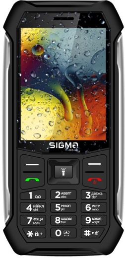 Мобильный телефон Sigma mobile X-style 323 RAIN Black - фото - интернет-магазин электроники и бытовой техники TTT