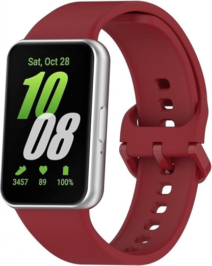 Ремешок BeCover для Samsung Galaxy Fit 3 (20mm) (713199) Red - фото - интернет-магазин электроники и бытовой техники TTT