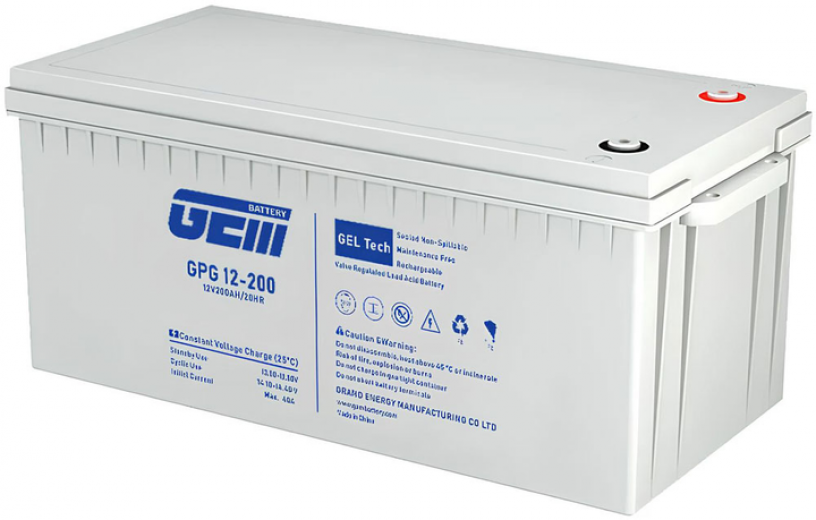Акумуляторна батарея GEM Battery 12V-200Ah GEL L5/T5 (GPG 12-200) - фото Акумуляторна батарея GEM Battery 12V-200Ah GEL L5/T5 (GPG 12-200) - фото - інтернет-магазин електроніки та побутової техніки TTT