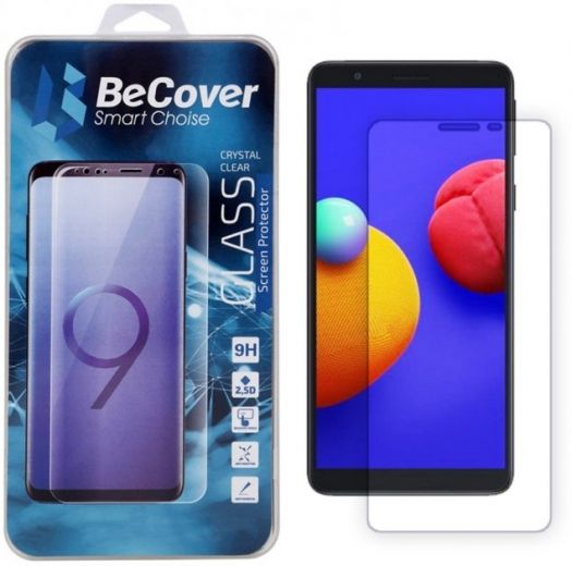 Защитное стекло BeCover Crystal Clear Glass для Samsung Galaxy A01 Core SM-A013 Crystal Clear Glass (705385) - фото - интернет-магазин электроники и бытовой техники TTT