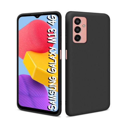 Cиліконовий чохол BeCover для Samsung Galaxy M13 4G SM-M135 (708651) Black - фото - інтернет-магазин електроніки та побутової техніки TTT