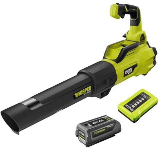 Воздуходув садовый аккумуляторный RYOBI Max Power RY36BLXA-140P 36В акб 1х4 А·час ЗП 176 км/ч 3.5 кг (5133005418) - фото - интернет-магазин электроники и бытовой техники TTT