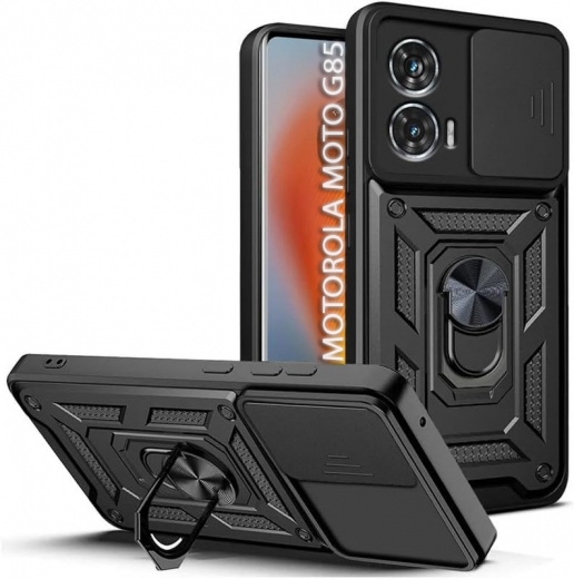 Панель BeCover Military для Motorola Moto G85 (712163) Black - фото - інтернет-магазин електроніки та побутової техніки TTT