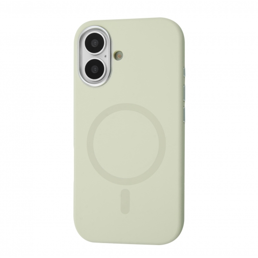 Панель BeCover FIBRA Silicone OmniMag для Apple iPhone 16 (716230) Milk White - фото - интернет-магазин электроники и бытовой техники TTT